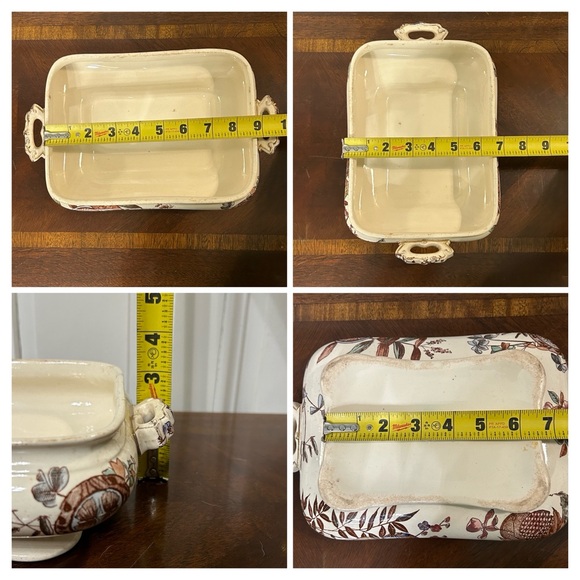 Furnival 1883 Covered Serving Dish - Aesthetic Movement - Picture 13 of 15